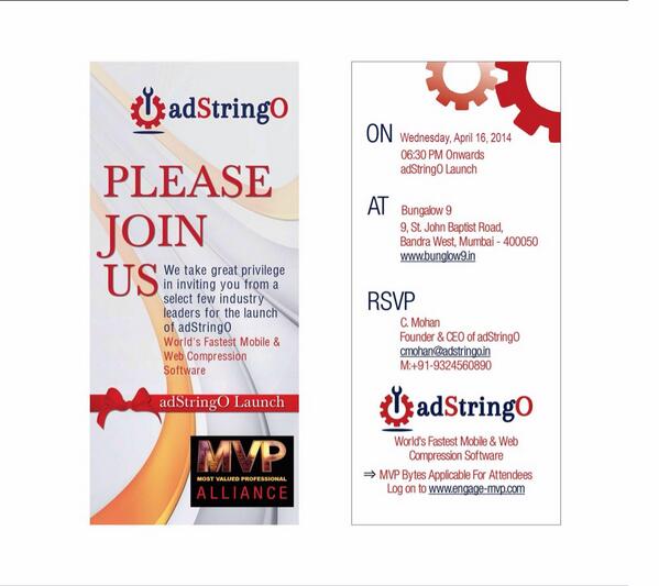 adStringO1's tweet image. Feeling exited to see my Ex Bosses &amp;amp; my ex CIO frinds come 2 unveil Worlds 1st Mobile &amp;amp; Web Compression SW #adstringo