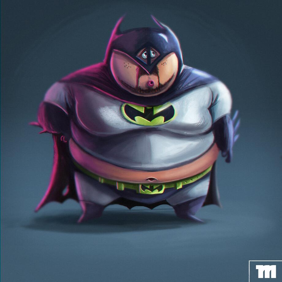 Image result for fat man superhero