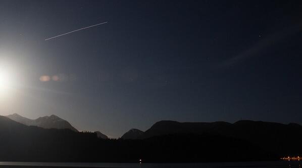 <a href="/VisitScotland/">VisitScotland</a> For me, one of those #BrilliantMoments... watching the #ISS pass over the snow capped peaks of Glencoe