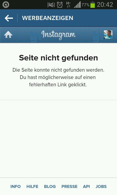 Nikita007's tweet image. Just found a dead link on instagram. Great ;) #advancedtesting