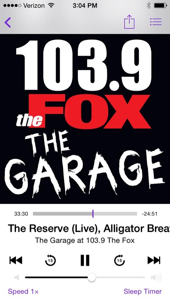 RockTheFoxRadio's tweet image. Garage episodes automatically downloaded to your phone thx to @ASAPDoors RockTheFoxGarage.com -JP