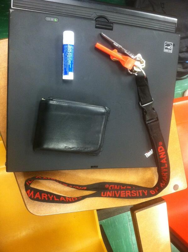 joshesol's tweet photo. I travel light. #DCC106 http://t.co/6A5MGUIzQy