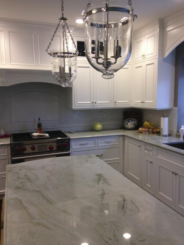 Stone City On Twitter Sea Pearl Quartzite Installed Into A