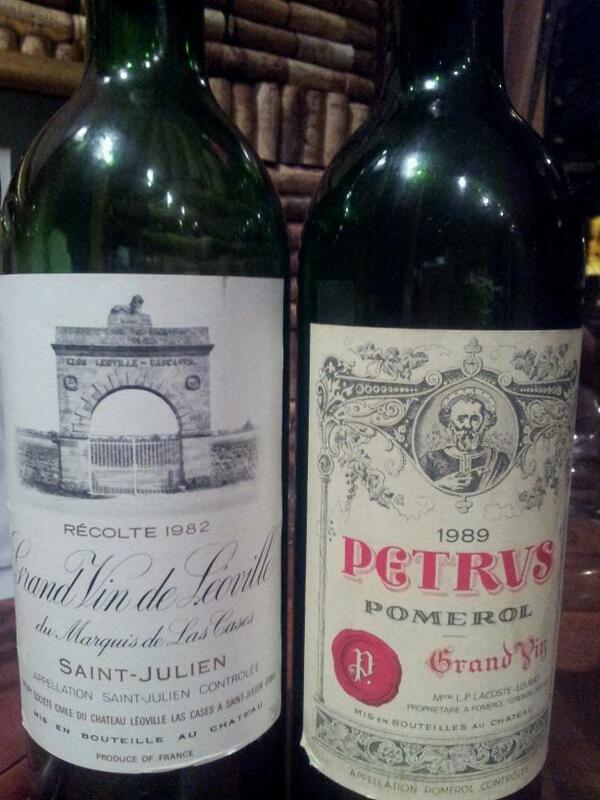 What a night #petrus #leovillelascases #1989 #1982