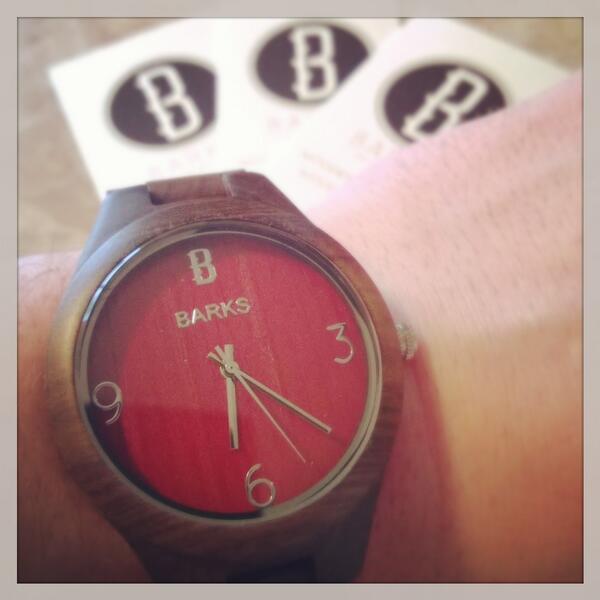 xBradxxx's tweet image. Just got my new watch. Thanks @BarksDesign best money I ever spent!