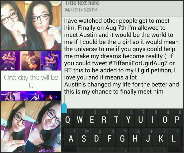 tiffaneeeloo's tweet image. It would mean the world if you RTed this to help my dreams come true (: #TiffaniiForUgirlAug7 @blumsteinmike