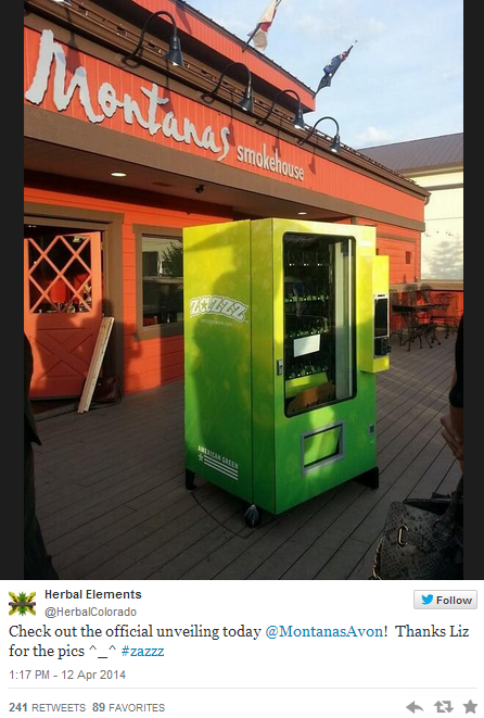 MarketWatch's tweet photo. The latest in drug convenience -- this vending machine dispenses marijuana: http://t.co/4ycqR77Fwt http://t.co/XMo0lHCob5