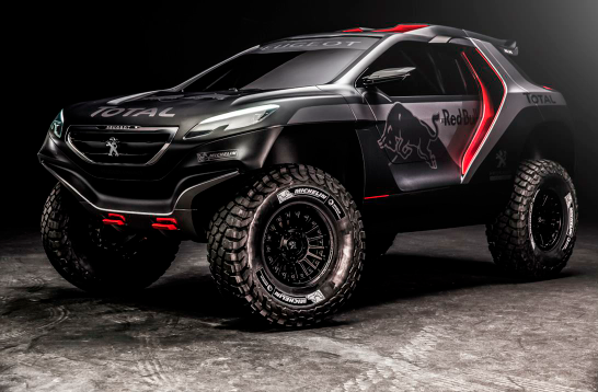 dakar's tweet photo. Here is the new @peugeotsport 2008 DKR car for the #Dakar2015! @redbullmotors > http://t.co/VIYbjyWFQa http://t.co/SMsXPHxHs8