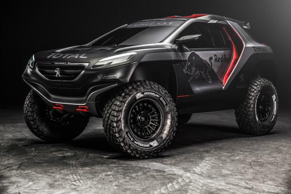 paulnorton83's tweet photo. “@TobyMoody: Peugeot’s new Dakar car for 2015 with Carlos Sainz &amp;Cyril Despres.
http://t.co/KCHuxlvSyv” just found you're new car! @Batt777
