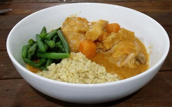 Binajh's tweet photo. @IQuitSugar @_sarahwilson_ most delicious Vietnamese Chicken Curry! #iqs #slowcooked #yum http://t.co/1ZfN83cyBw