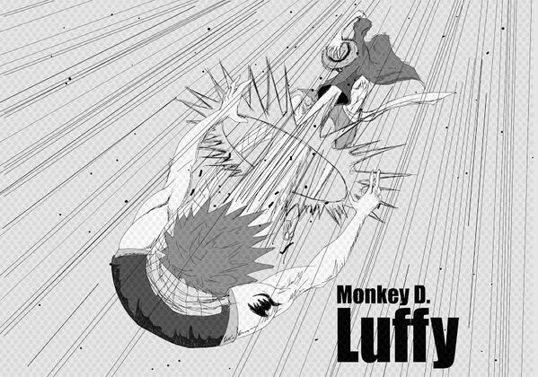 Filannime21's tweet photo. Luffy VS Natsu  @SARP_Mugi @OnePiece @FairyTailGuild @MugiKon @oploverz http://t.co/qvufuUbn8E