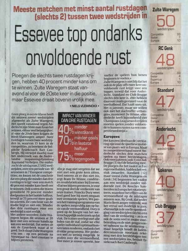 BartCaubergh's tweet photo. @BramDeWinne Prima artikel over de 'hersteldagen' vandaag in 'Het Laatste Nieuws' geschreven door @NielsVleminckx http://t.co/nagRtQrmWT