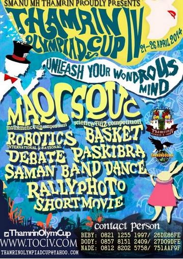 HaiMagazine's tweet photo. Pendaftaran Thamrin Olympiad & Cup IV ditutup besok loh! Yuk daftar, TOTAL HADIAH 83.3 JT! @thamrinolymcup #tociv http://t.co/KqD87ZYEP3