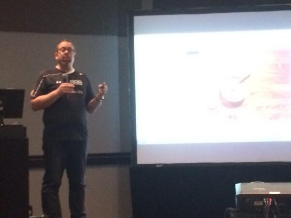 njasta's tweet image. @vlvl on stage at Mastering #sap #tech2014 on #ux