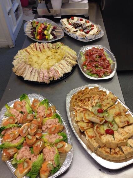 Looks like somebody's  having a nice lunch today! Did you know we do catering!?