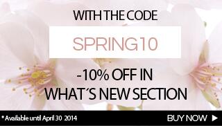 EgusInLove's tweet image. Get -10% off in new arrivals with the code SPRING10 &amp;gt; bit.ly/1hHfp3c #discountvoucher #spring10