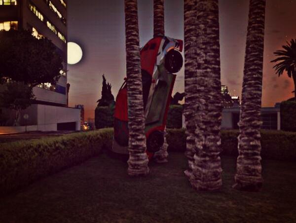 SnoopCreature's tweet image. This is what happens when I let her drive. #GTAOnline #landedit #womendriver #baller