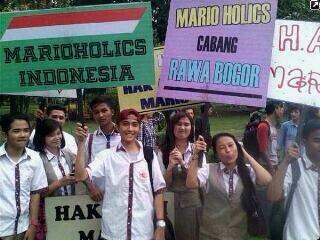 _MarioCintaX2's tweet photo. Fans gue nih! MarioHolics.. http://t.co/g7wBUORkoD