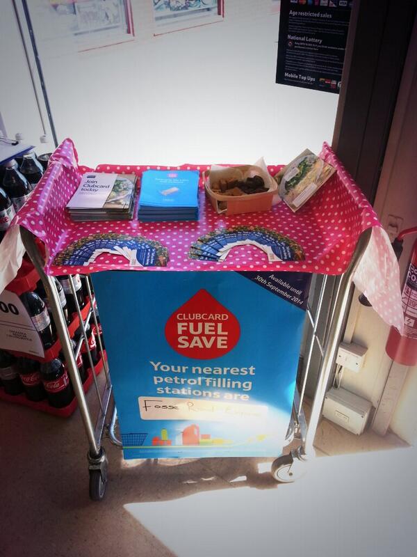 The staff here at Kirby are hard at work signing customers up to clubcard <a href="/Stevejtait/">Steve Tait</a> #clubcard #fuelsave #feedback