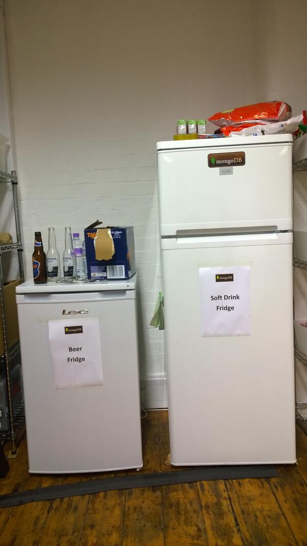 Pollit_UK's tweet image. Why is the Beer Fridge smaller than the Soft Drinks Fridge? #MongoDB #PublicSectorHackathon @MongoDBLondon @MongoDB