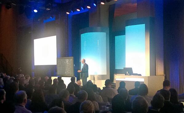 lscott's tweet image. Listening to Satya Nadella's keynote at the SQL 14 Launch. #SQL14 #bigdata
