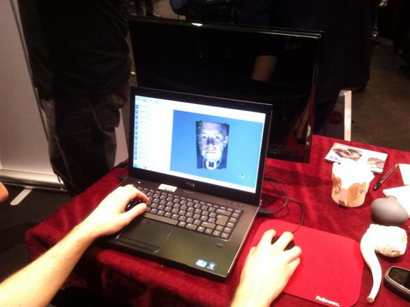 parasitoidwasp's tweet image. Getting myself scanned into a 3D model by Fuel3D at #Develop3Dlive