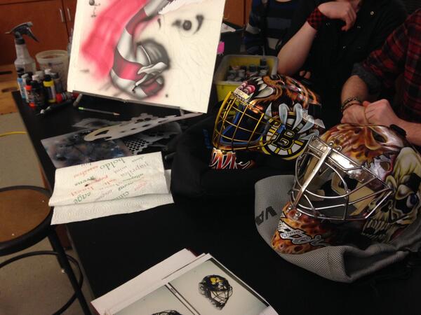 More examples of <a href="/MaskPaint/">Ron Slater</a> work in WMHS Art.