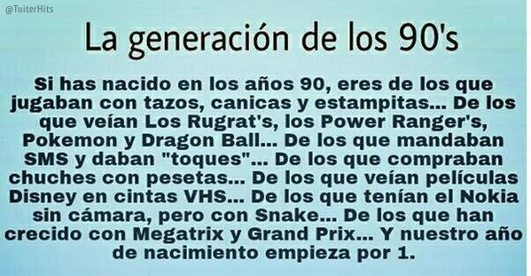 TuiterHits's tweet photo. Todos los que hemos nacido en los 90's sabemos de que hablo http://t.co/xf90eWCVAC