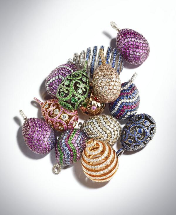 Harrods's tweet photo. Exquisite, elegant and embellished in precious stones. #FabergéatHarrods is a truly fabulous affair. @OfficialFaberge http://t.co/oG7F56xxjm