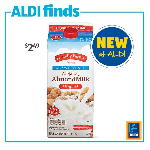 unsweetened vanilla almond milk nutrition label