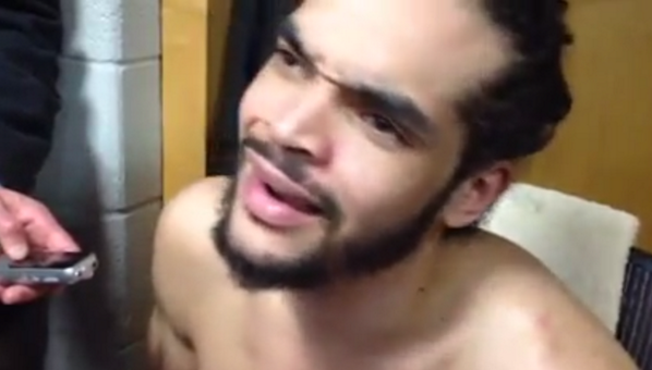 VIDEO: Joakim Noah was shocked to find out that it was snowing outside in Chicago bit.ly/1etMUW0