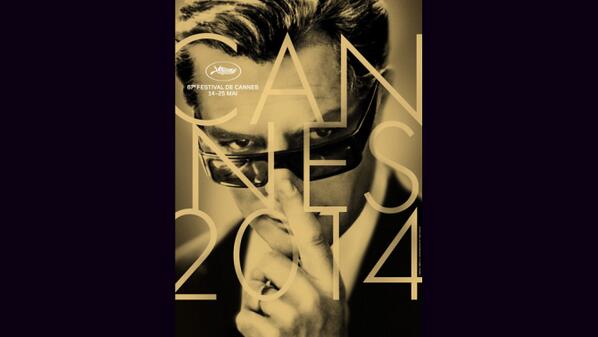 GenesisFilmCo's tweet photo. Poster for next month's Cannes Film Festival has been released, featuring a frame from Fellini's 8 1/2 #Cannes2014 http://t.co/kzq2jolv6I