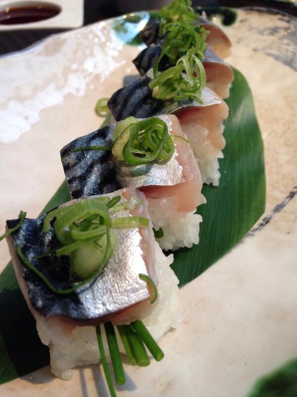 A new special in Covent G (Wimbledon from the weekend) Mackerel with spring onion &amp; ginger.