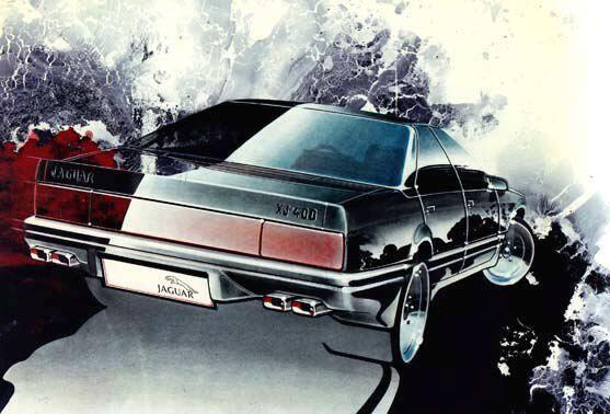 WasPu's tweet image. Jaguar XJ400 sketch