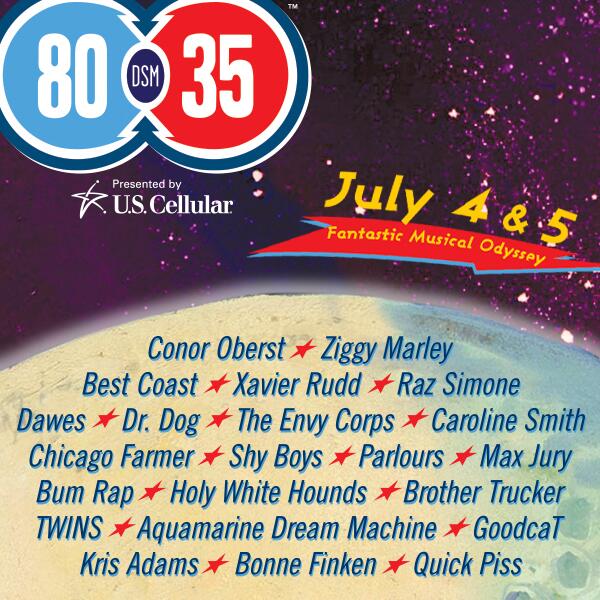 Congrats to @TWINS_powerpop <a href="/HolyWhiteHounds/">Holy White Hounds</a> for making the line up!!! See you there!  <a href="/8035/">80/35 Music Festival</a>: 80/35 2014. Lineup: "