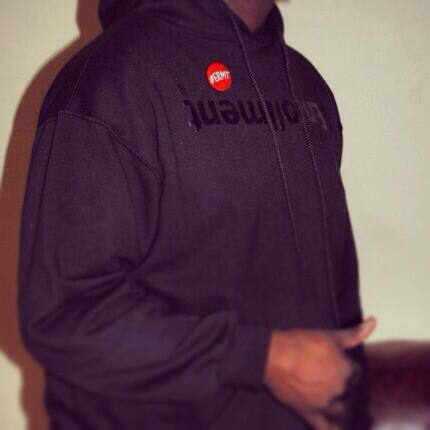 LetsEnroll's tweet photo. Cold World, no blanket. But we got hoodies #ERMT http://t.co/47A4AiERXU
