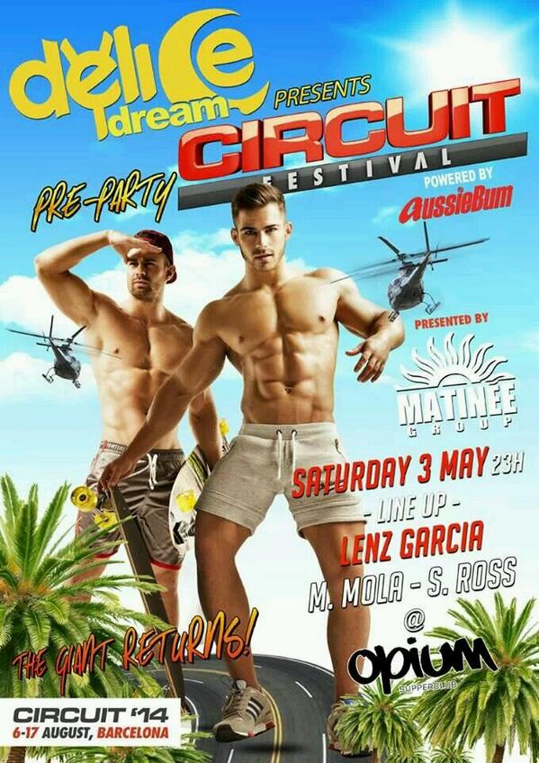 delicedream's tweet photo. Sat 3th of may #circuitfestival #preparty http://t.co/U8Gp2RT68R #gay #gayparty http://t.co/QiFcIdTWjQ