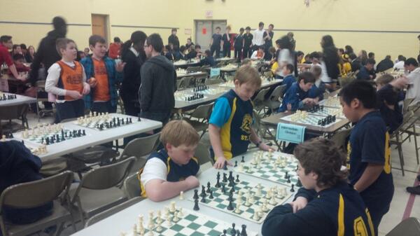 nottenloretta's tweet photo. Wonderful day of competition as Monsignor John Corrigan welcomes 200 students for West Region Chess Championships! http://t.co/70b4PKU36Z