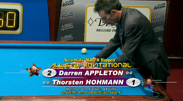 alison_fischer's tweet image. Score is now 2-1, @dynamite76 leading @toasti on accu-stats.com #billiards #live #onepocket