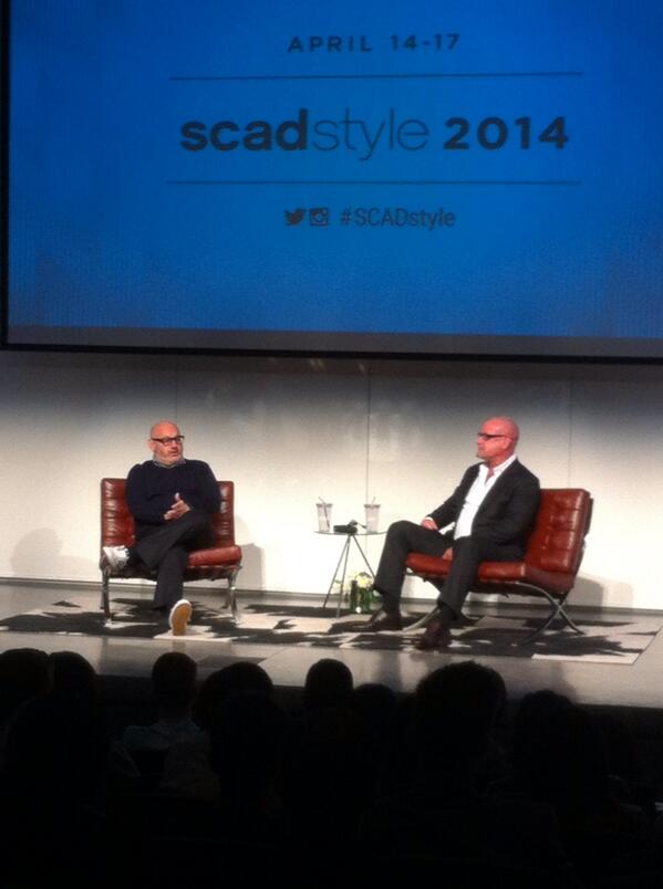 SCADINDS's tweet photo. Bill Sofield and Mayer Rus #scadstyle, amazing, insightful, inspiring. @SCADdotedu @paulaswallace @SCADARCH http://t.co/bARZb1kcrG