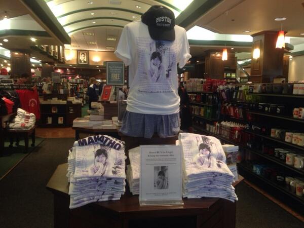 CoachJCB's tweet image. There is still time to support the Lingzi foundation.  Tshirts for sale at BU bookstore