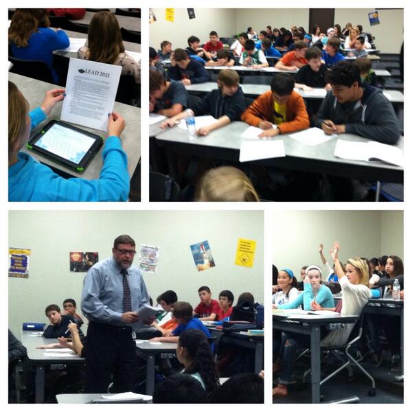 Dr Doughney presents tenets of LEAD 2021 to 7th Acc math students preparing for a PBL! Great thinking!
#ctmswolves