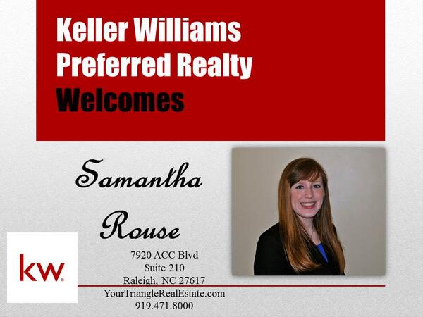 KWTriangle's tweet image. We are pleased to add a new agent to our team!