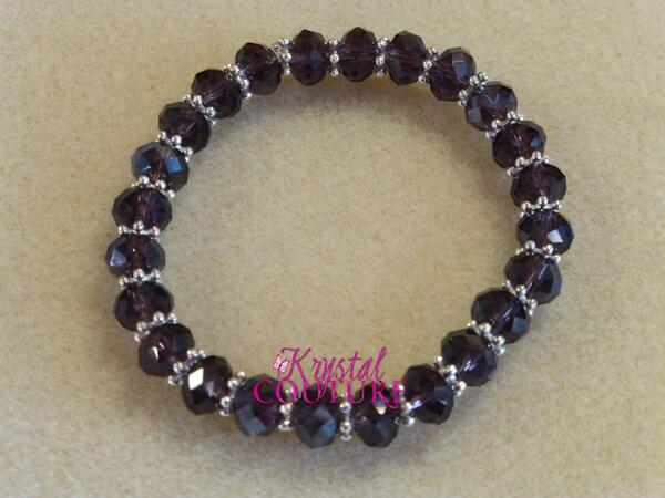 New items coming soon... Including this gorgeous Amethyst crystal bead bracelet with silver snowflakes (only £9.99)