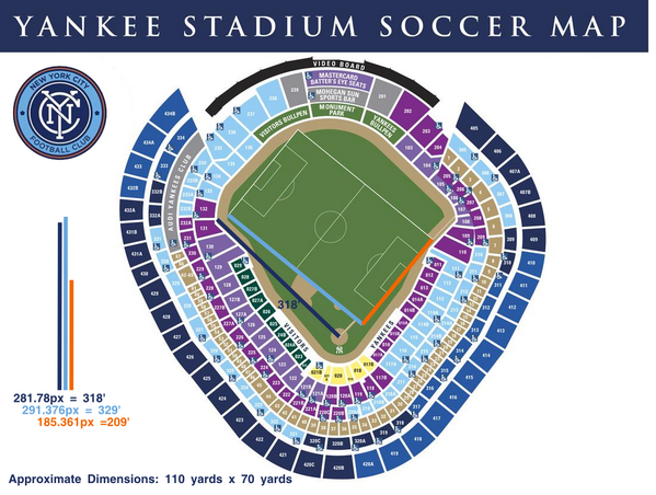 Yankee Stadium Seating Chart Nycfc