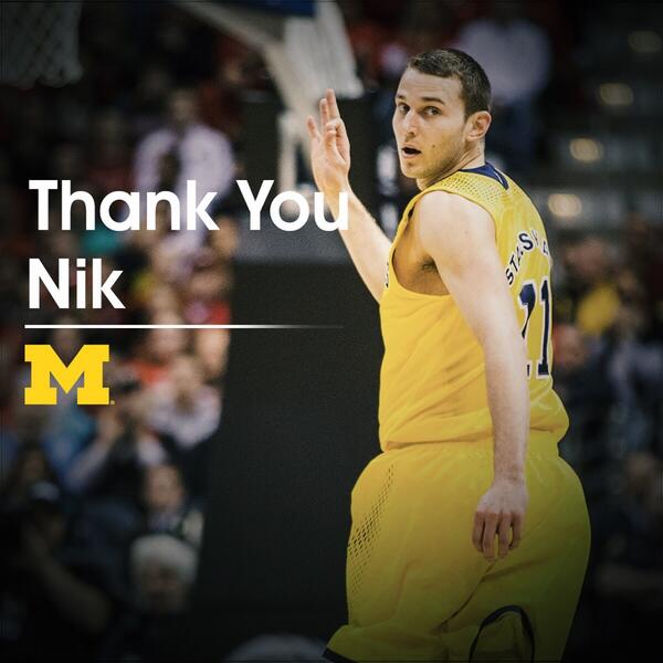 umichbball's tweet photo. Big Ten Champions, National Finalists, Michigan Men. We can't wait to see what's next for @NStauskas11 &amp; @GRIII. http://t.co/8rZUAQTEST