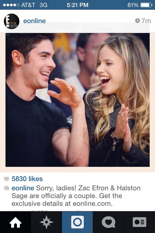 bayleighsage04's tweet image. I think the meant Zac Efron &amp;amp; Bayleigh Sage. Lol #theirmistake