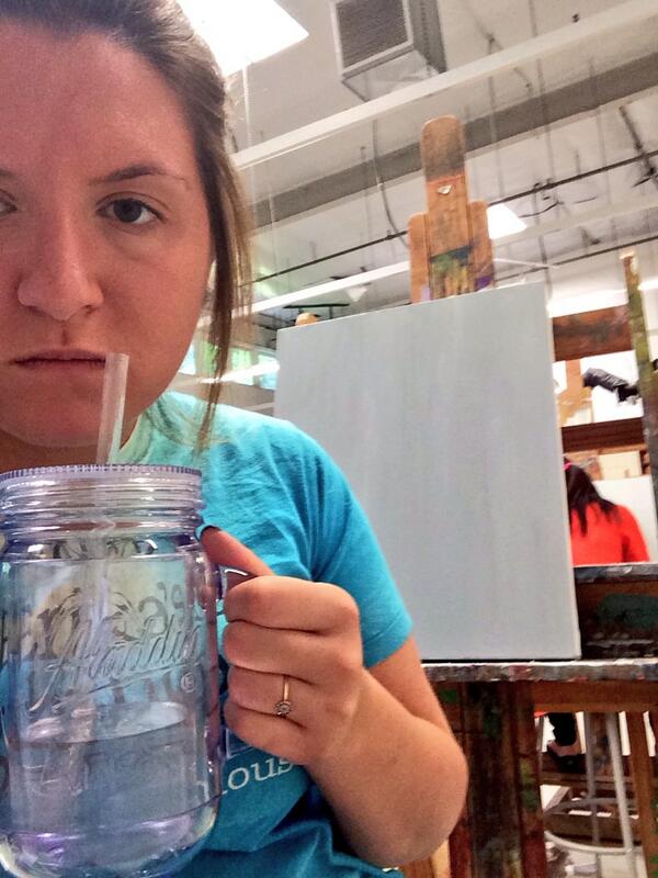 gabstar94's tweet image. Literally watching paint dry in #BasicPainting today. Should've been called #BasicBitches, am I right ladies?