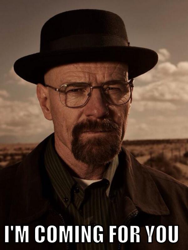 Blog_fest's tweet image. RT this photo if you like breaking bad and memes
#BreakingBad #walterwhite #meme