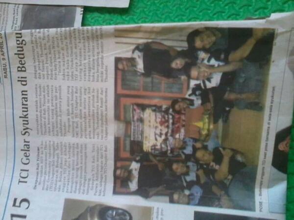 TCI Chapter Bali. Mantaaaaaab..